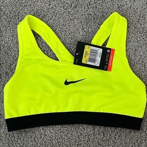 Nike Women's Bright Yellow Sports Bra